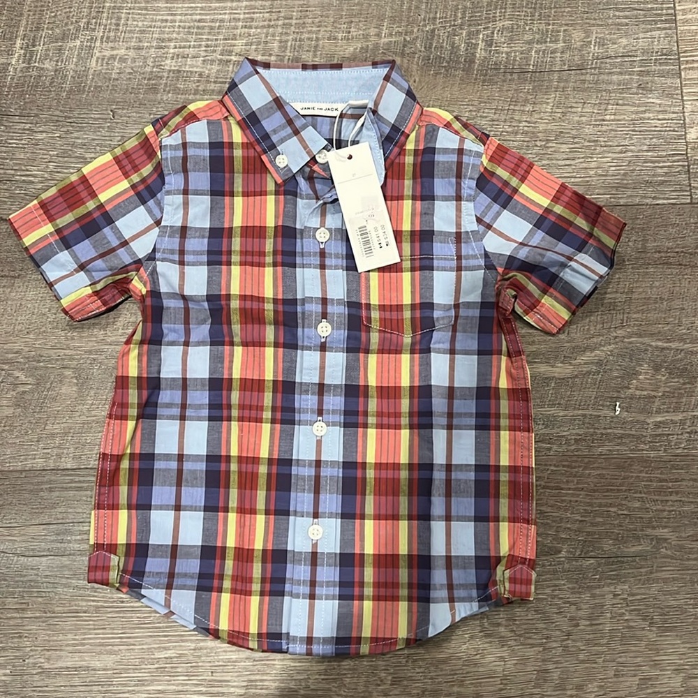 Toddler boys button down